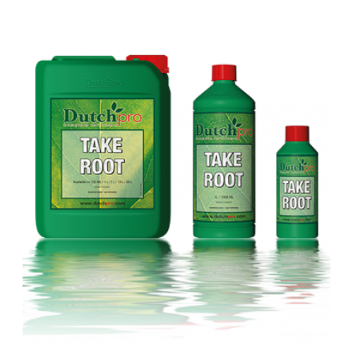 Dutch Pro Take Root. 5L, 1L and 250ml from left to right.