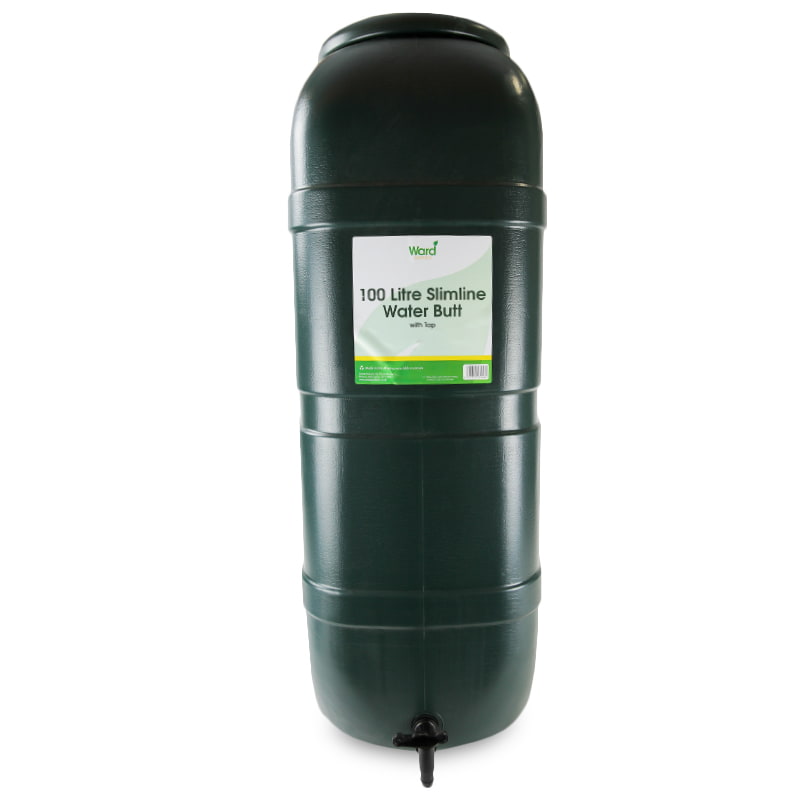 100-litre slimline water butt for watering your garden