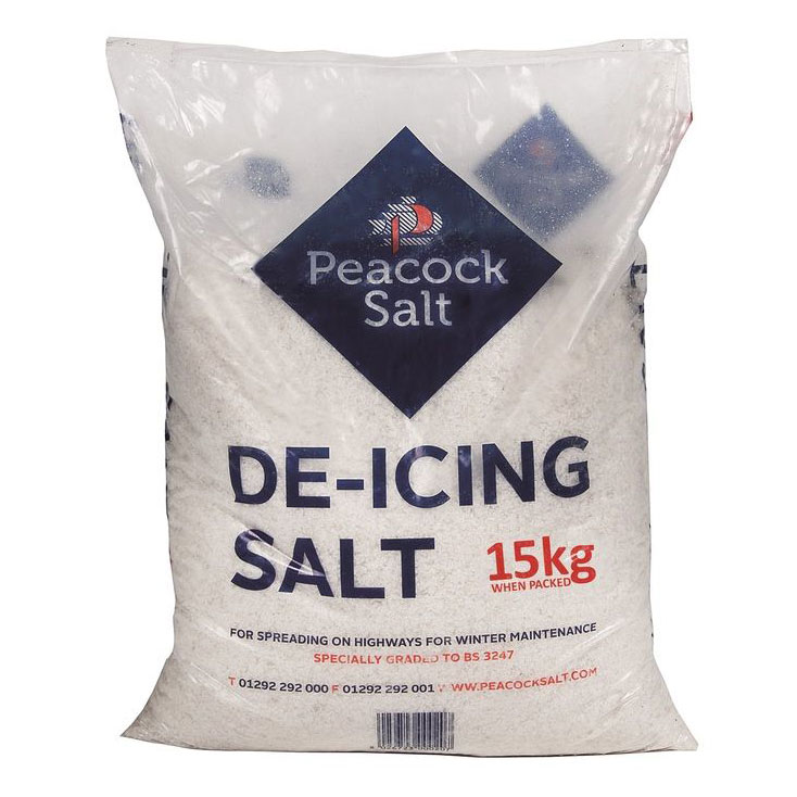Image of de-icing salt sold by Future Garden - protect your home against freezing temperatures.