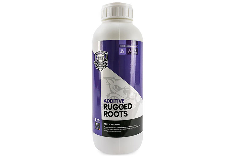 Image of a 1-litre Growdog Rugged Roots root booster