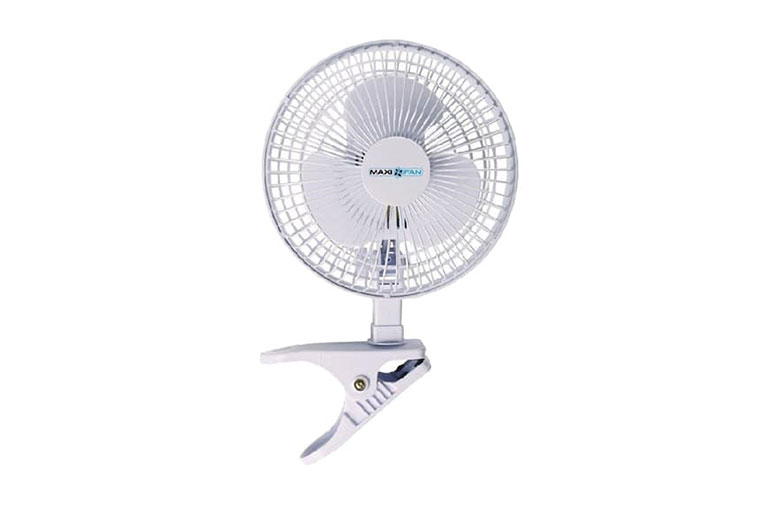 MaxiFan clip-on fan for air movement